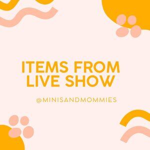 Unlisted items for live show